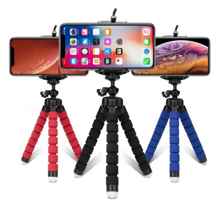 Phone holder. Camera holder Tripod with Bluetooth Remote Shutter ...