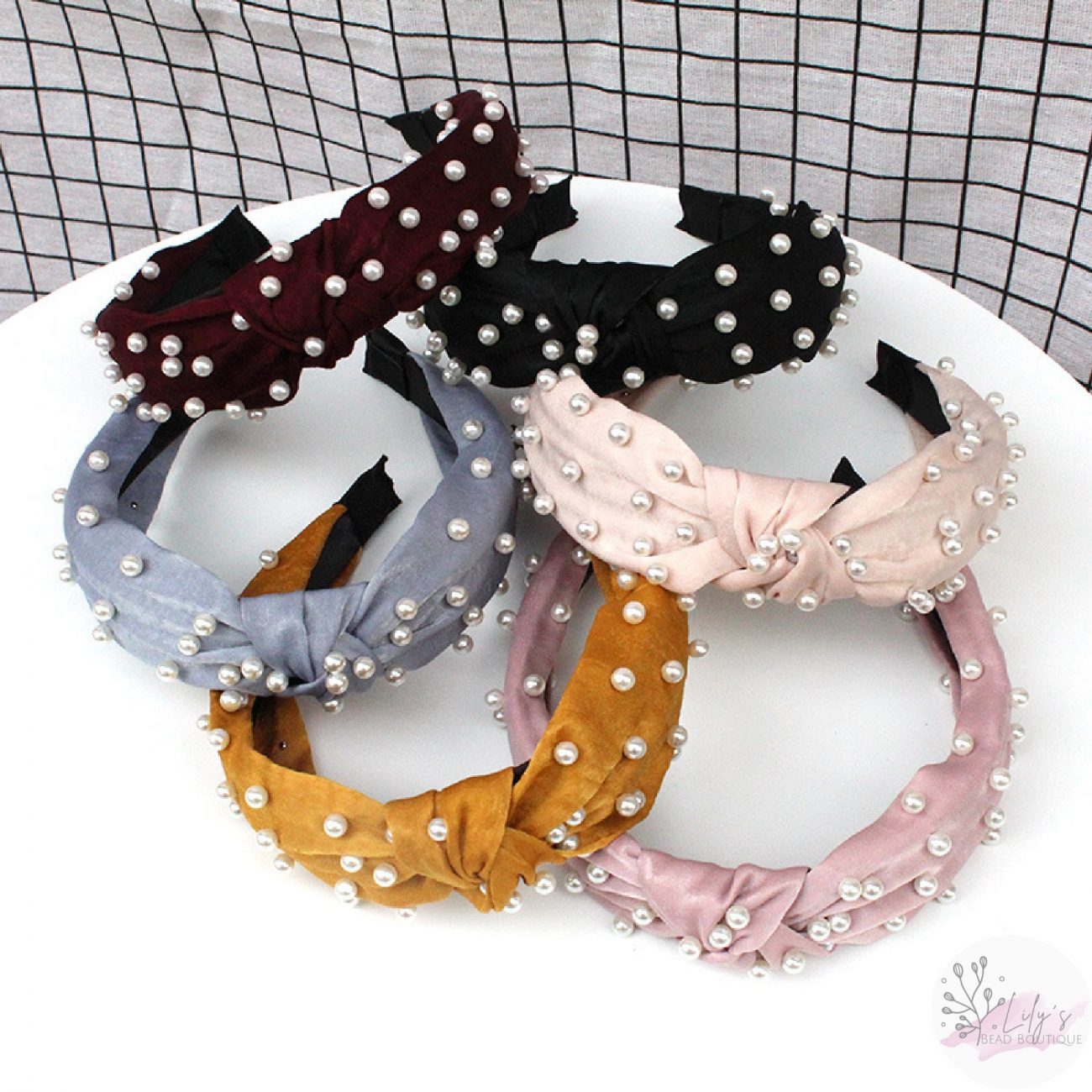Luxury Pearls Rhinestones Wedding Hairband Bridal Halo