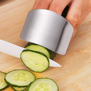 Stainless steel finger guard