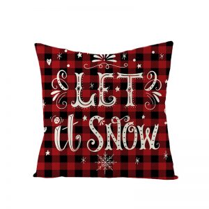 Throw Pillow cover. Cotton Canvas printed throw pillow covers with Canadiana winter scenes