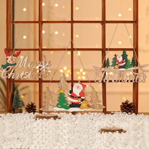 Wooden hanging wall or door décor