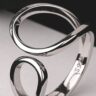 Silver Ring – Loop Design Sterling Silver 925 Adjustable ring – Splurg ...