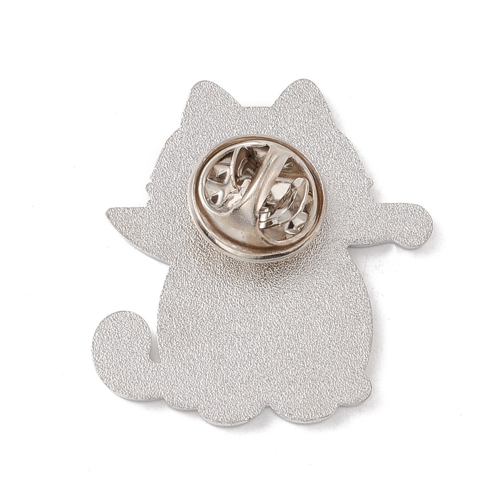 Middle Finger Cat Enamel Pin, Gifts for Cat Lovers – Snarky Pants Studios
